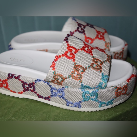 Gucci Shoes - Gucci Women's platform slide sandal